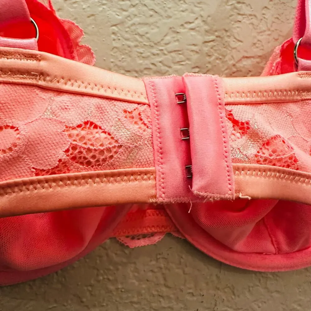 Aerie Wire Lace Pink Bra 32DDD
